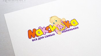 Логотип для детского магазина "Максимка"