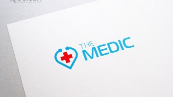 Логотип для медицинского мобильного приложения